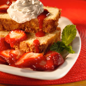 Strawberry Pound Cake