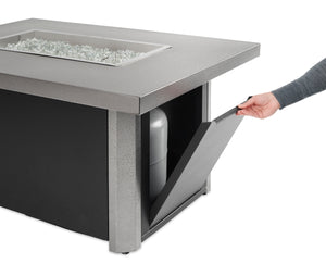 The Outdoor Greatroom Company Caden Rectangular Gas Fire Pit Table